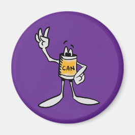 Íman Yellow Can Creature Kitchen Fridge Magnet