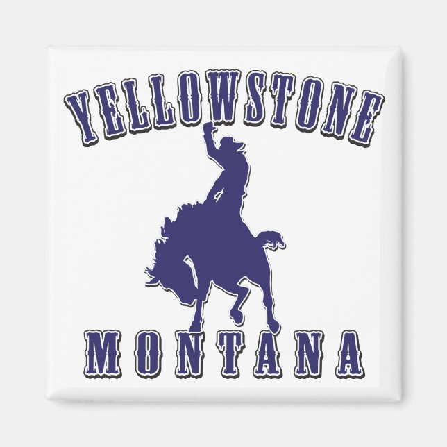 Íman Yellowstone-Cowboy-Blue (Frente)