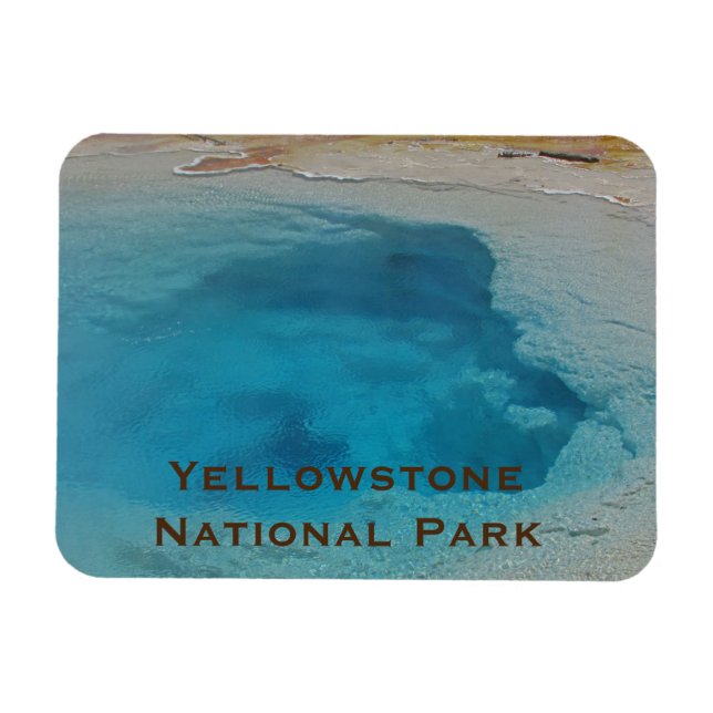 Íman Yellowstone Keepsasaame Blue Piscina Parque Nacion (Horizontal)