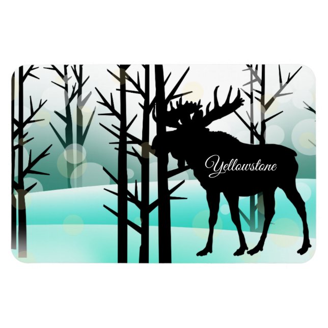 Íman Yellowstone Magnet-Moose (Horizontal)