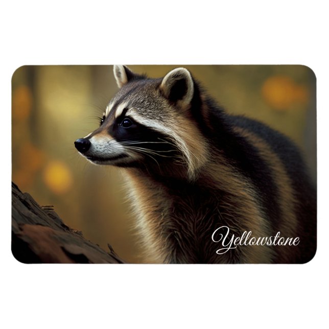 Íman Yellowstone Magnet-Raccoon (Horizontal)