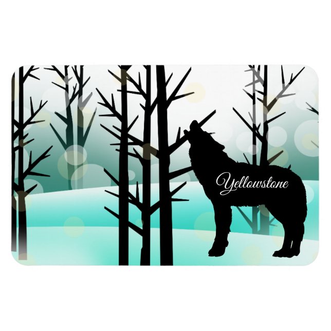 Íman Yellowstone Magnet-Wolf (Horizontal)