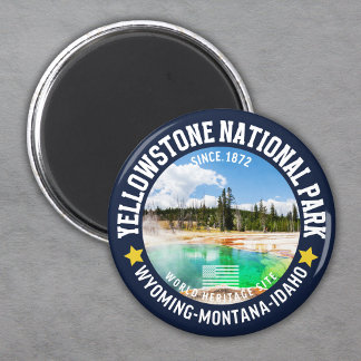 Íman Yellowstone National Park Forest Landscape