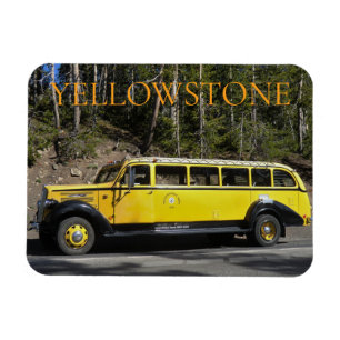 Íman Yellowstone National Park Yellow Historic Bus Tour