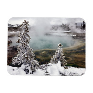Íman Yellowstone nevado