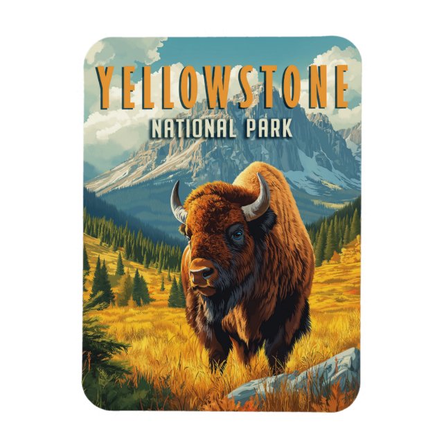 Íman Yellowstone: Um Viagem Retroativo (Vertical)
