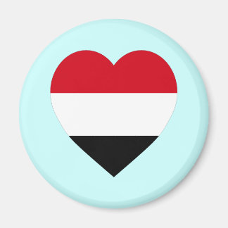 Íman Yemen Flag Heart