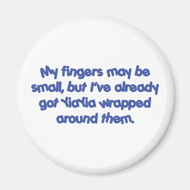 Íman Yia's Molhados (Azul) (Frente)