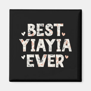 Íman Yiayia Ever Floral Family Love Hearts Yia-yia