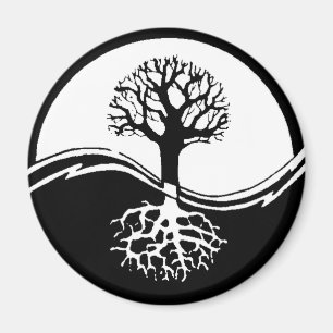 Íman Yin e árvore de yang de vida