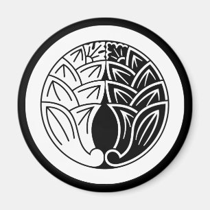 Íman Yin e yang Abraçando gingers japoneses em círculo