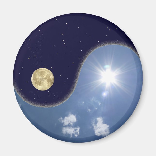 Íman yin yang (Frente)