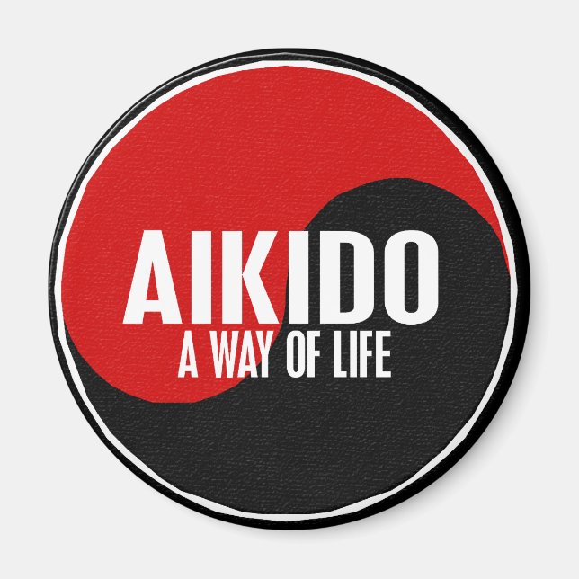 Íman Yin Yang Aikido 1 (Frente)