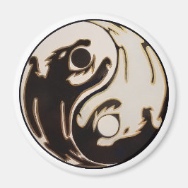 Íman Yin yang Dragão Duplo