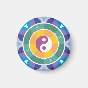 Íman Yin yang espirituality East mandala boa sorte char