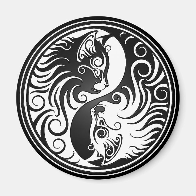 Íman Yin Yang Kittens (Frente)