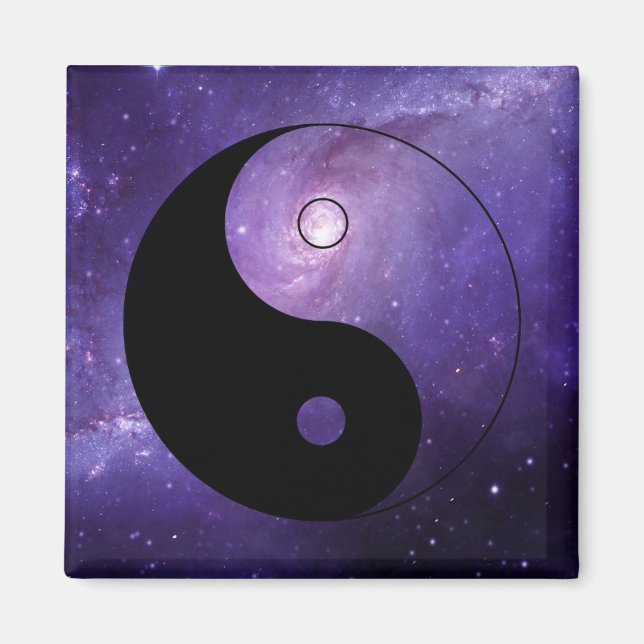 Íman Yin yang night sky (Frente)
