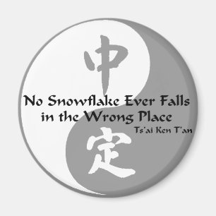Íman Yin Yang - No Snow Flake