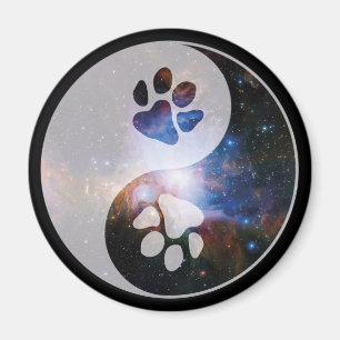 Íman Yin Yang Paw Cósmico