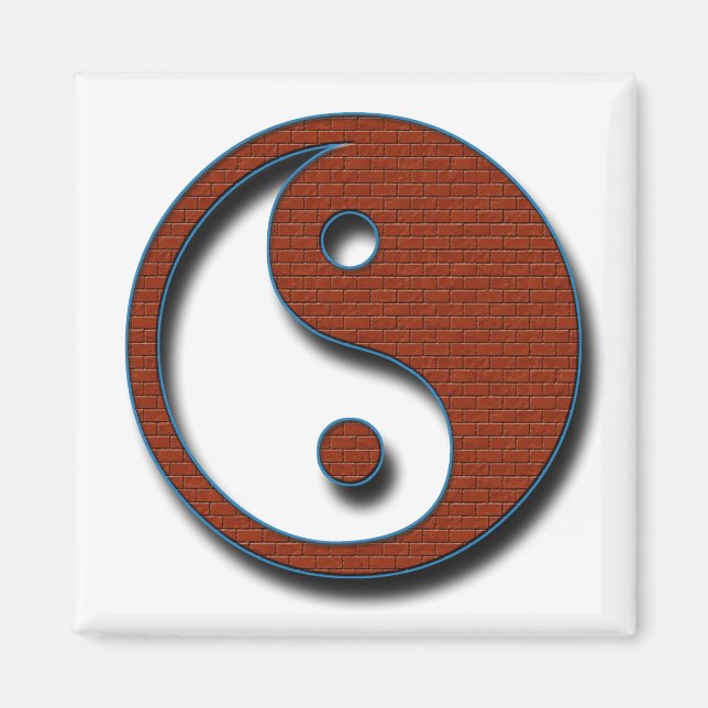 Íman Yin Yang por Shirley Taylor (Frente)