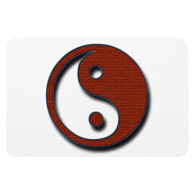 Íman Yin Yang por Shirley Taylor (Horizontal)