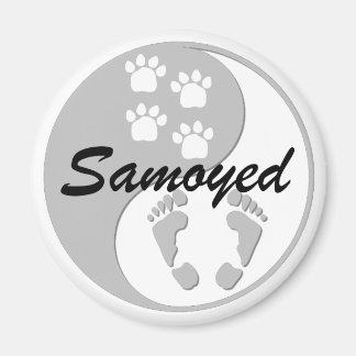 Íman yin yang samoyed