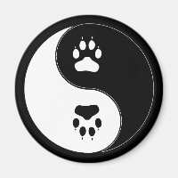 Ying Yang Paw Print
