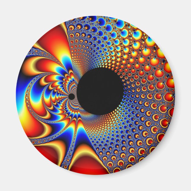 Íman YinYang Big Bang - Magneta Fractal (Frente)
