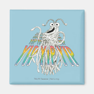 Íman Yip Yips Desenho de Esquema B&W