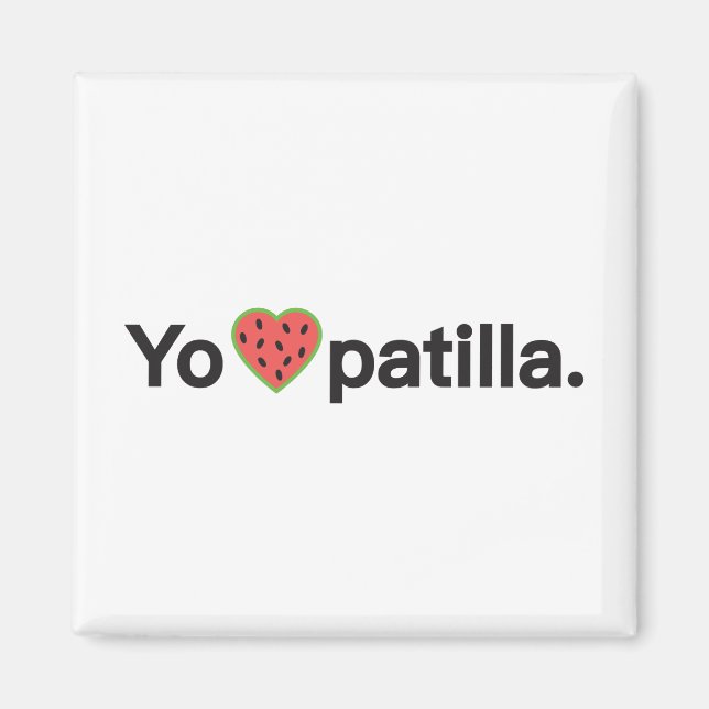 Íman Yo Amo Patilla Magnet (Frente)