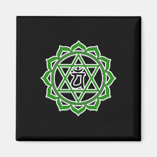 Íman Yoga Anahata Coração Verde Chakra