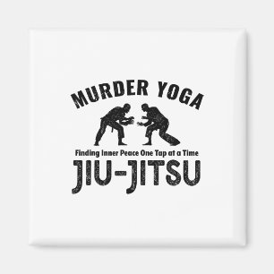 Íman Yoga Assassino Jiu-jitsu Engraçado Paz Interior Gr