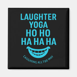 Íman Yoga do Riso Sorriso Rindo o Caminho Todo Bem-Esta
