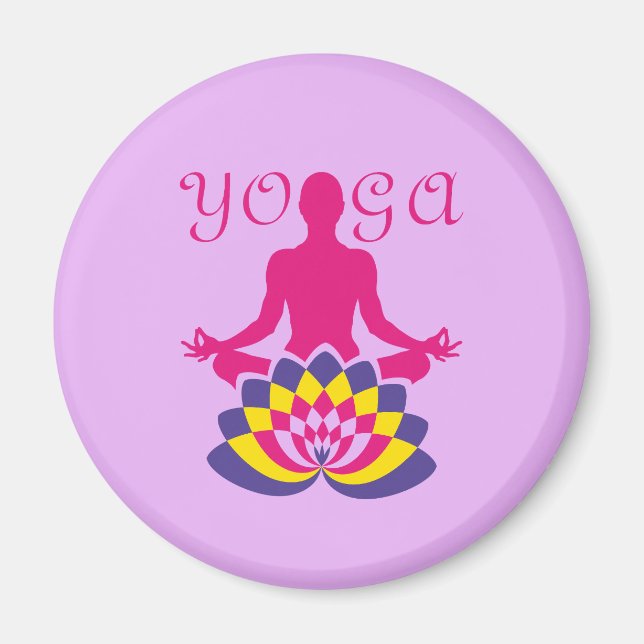Íman Yoga Flor de Loto (Frente)