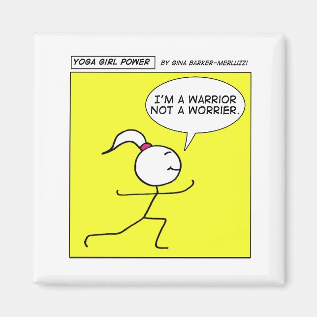 Íman Yoga Girl Power (Frente)