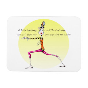 Íman Yoga Humor Magnet