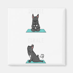 Íman Yoga Inalar, Cão-Grande Francês, Exalar Presente