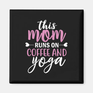 Íman Yoga Lover Esta Mãe Funciona No Café E Ioga
