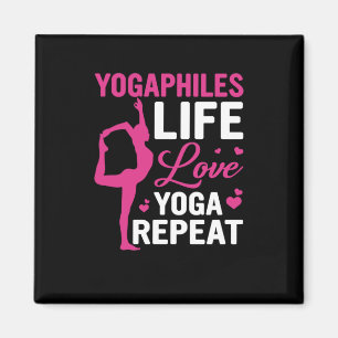 Íman Yoga Lover Yoga Life Love Yoga Repetir