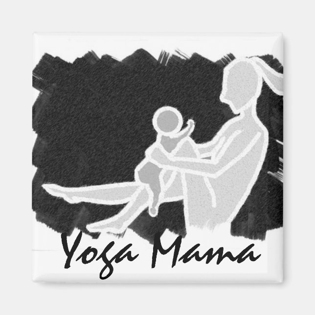 Íman Yoga Mama Magnet (Frente)