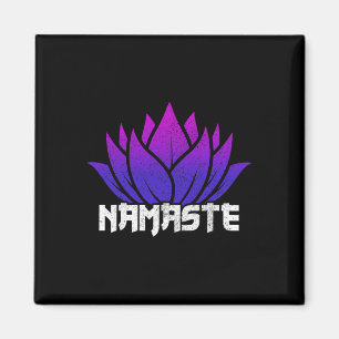 Íman Yoga Namaste Buda Flor de Lótus Budismo Iogue Buda