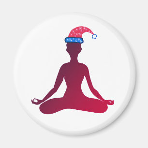 Íman Yoga New Year Magnet