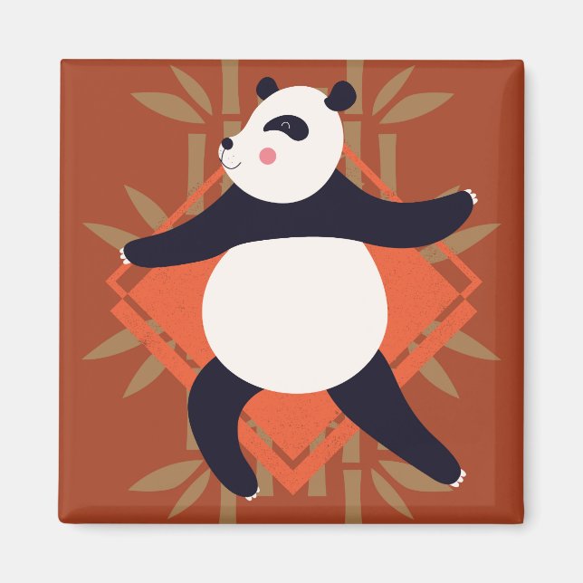 Íman Yoga Panda (Frente)