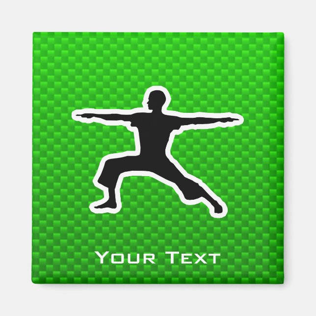 Íman Yoga Verde (Frente)