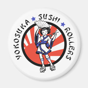 Íman Yokosuka Sushi Roller Magnet