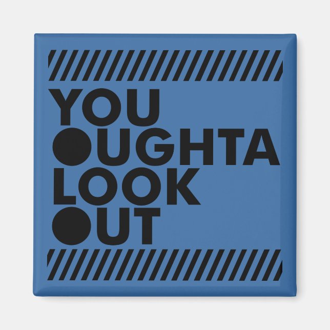 Íman YOLO com precaução (Frente)