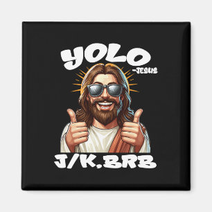 Íman Yolo Jk Brb Jesus Cristãos Páscoa Dia Engraçado Re