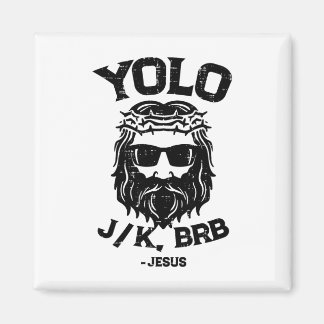 Íman Yolo Jk Brb Jesus Engraçado Dia de Páscoa Ressurre