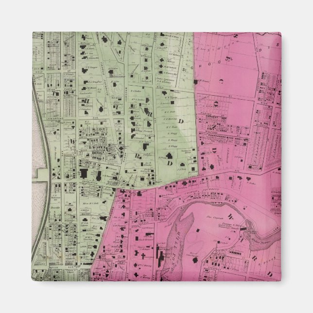 Íman Yonkers, NY Atlas (Frente)