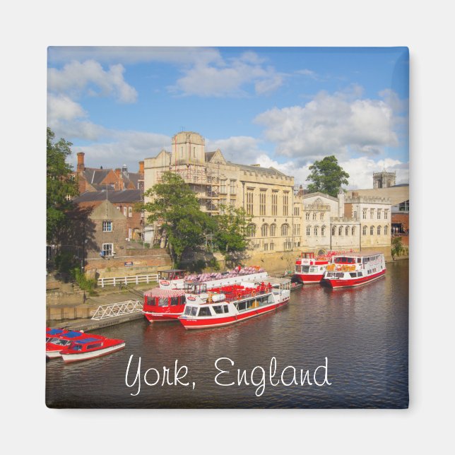 Íman York, Inglaterra, imã de geladeira (Frente)
